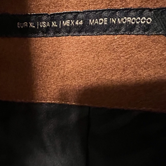 Zara wool dress jacket used once size XL - Picture 5 of 10